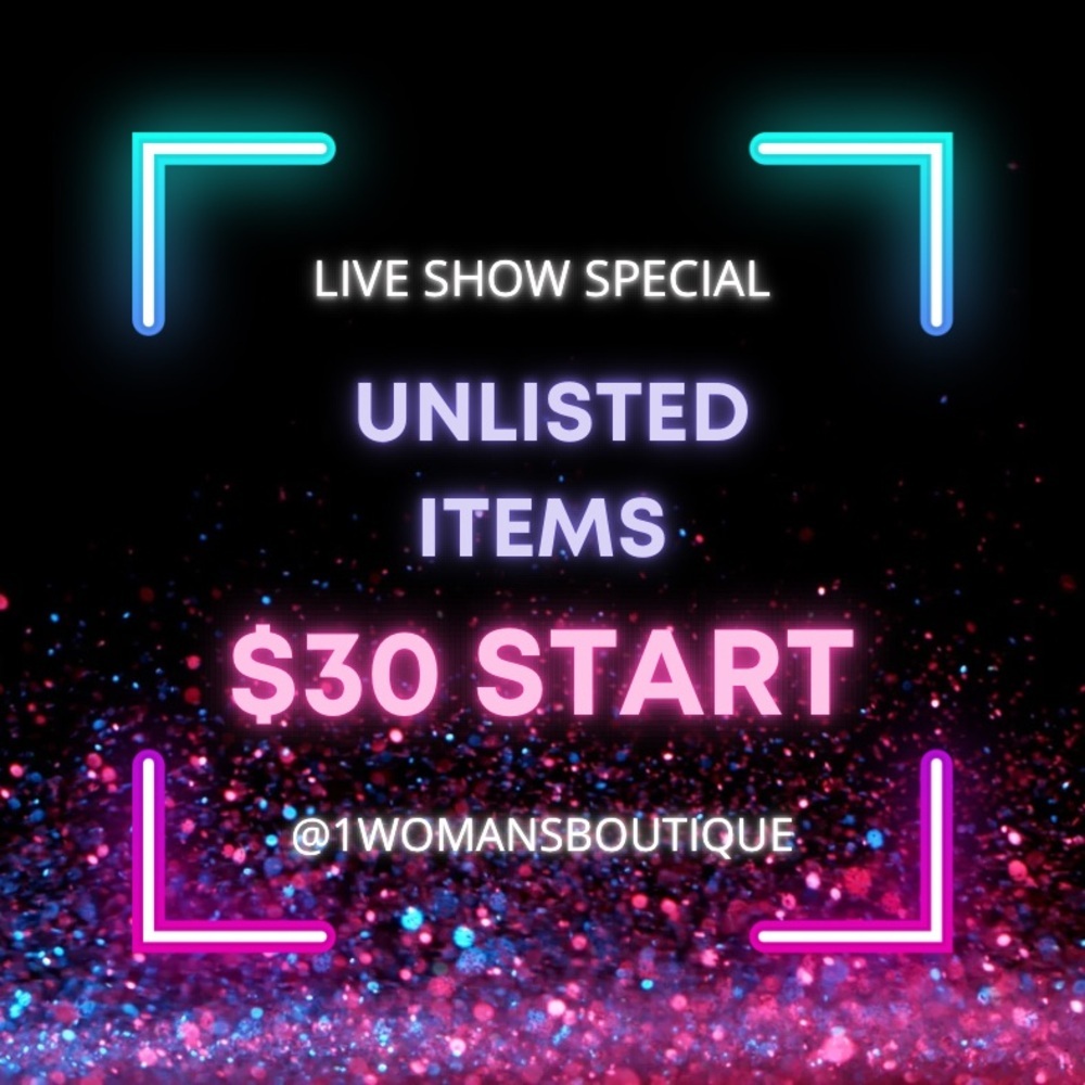 Live‎ Show Special Unlisted Items